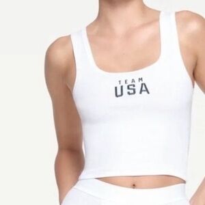 SKIMS Cream Team USA Tank Top